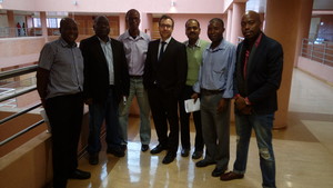 Project discussion at the University of Botswana